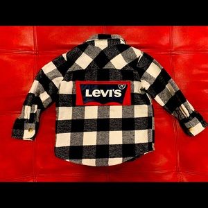 UPCYCLED LEVI’S Lumberjack flannel shirt SIZE 3T